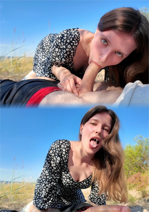 Visiting Public Beach To Suck Dick & Swallow Cum Before Going Swimming
