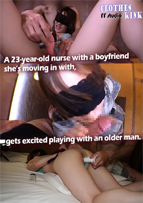A 23-year-old nurse with a boyfriend she’s moving in with, gets excited playing with an older man