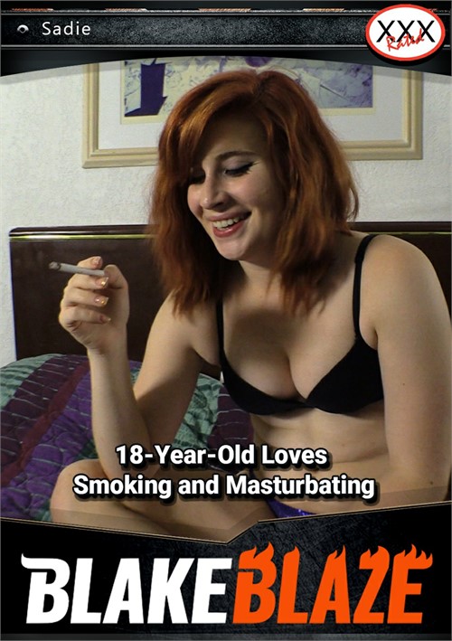 18-Year-Old Red Head Sadie Smokes & Masturbates