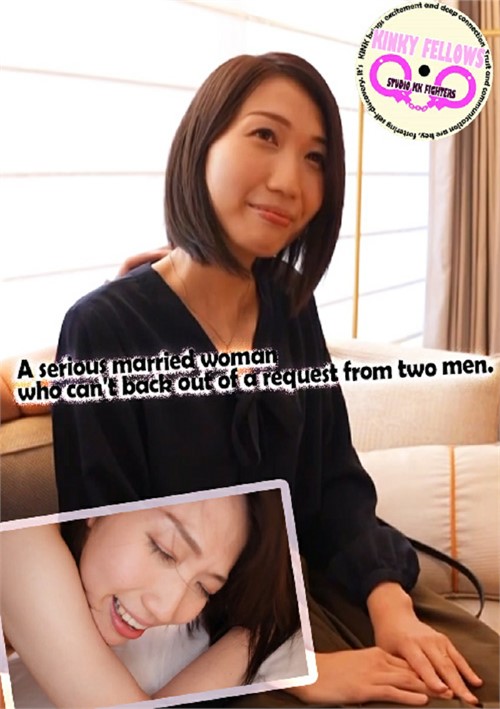 A serious married woman who can’t back out of a request from two men
