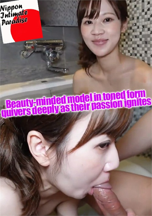 Beauty-minded model in toned form quivers deeply as their passion ignites