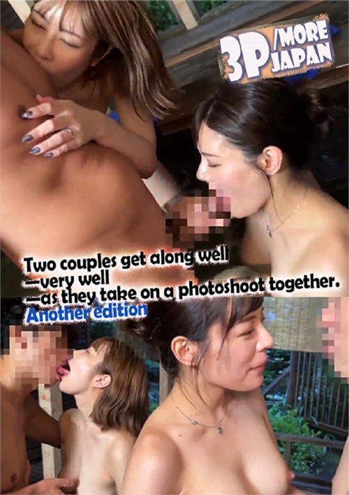 Two couples get along well, very well as they take on a photoshoot together. Another edition