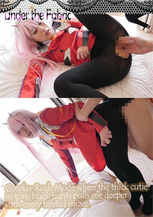 Cosplay Rush Mode when the thick cutie in torn black tights pulls me deeper with every heated move