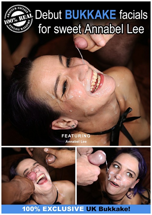 Debut Bukkake Facials for Sweet Annabel Lee