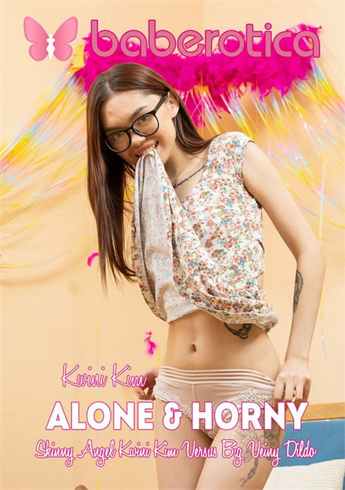 Skinny Angel Kwini Kim Versus Big Veiny Dildo