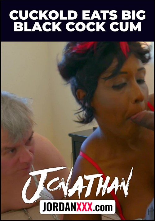 Cuckold Eats Big Black Cock Cum