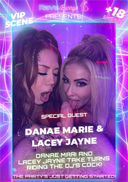 Danae Mari And Lacey Jayne Take Turns Riding The DJ’s Cock!