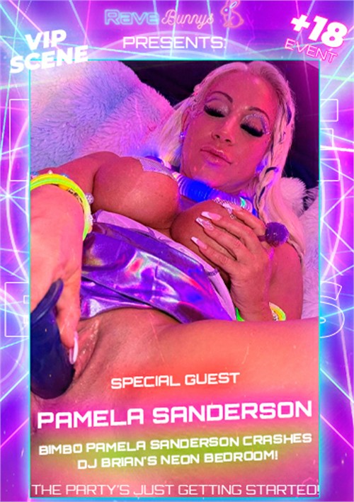 Bimbo Pamela Sanderson Crashes DJ Brian’s Neon Bedroom!